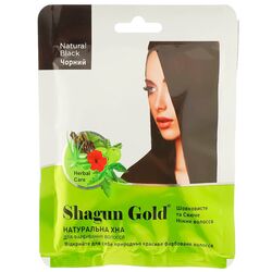 Хна індійська для волосся натуральна Shagun Gold чорна 25 г