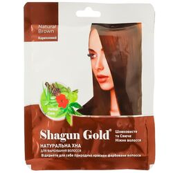 Хна індійська для волосся натуральна Shagun Gold коричнева 25 г