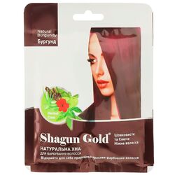Хна індійська для волосся натуральна Shagun Gold бургунд 25 г