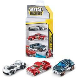Набір машинок іграшкових колекційних METAL MACHINES CAR 3 шт/уп