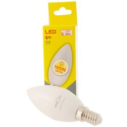 Лампа Led Nanotex C37 6Вт E14 3000K 220В