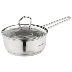 Ківш із нержавіючою сталі з кришкою Ardesto Gemini Bari 0,8 л