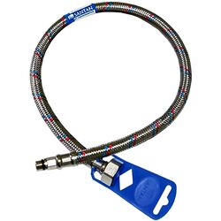Шланг для води нержавіючий 60 см SANTAN Flex-water Г-КШ