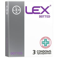 Презервативи LEX Dotted 3 штуки
