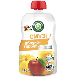 Пюре фруктове Garden Gadz Смузі яблуко-гарбуз 120 г