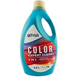 Гель для прання 2в1 Frisk EXPERT CLEAN Color 5,8 л