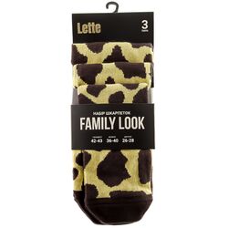 Набір шкарпеток Lette Family look 27, 23-25, 16-18 3 шт/уп