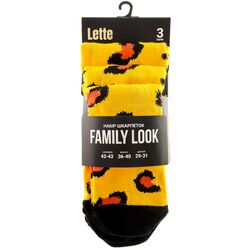 Набір шкарпеток Lette Family look 27, 23-25, 18-20 3 шт/уп в асортименті
