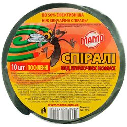 Спіралі від літаючих комах МАМО 10 шт/уп