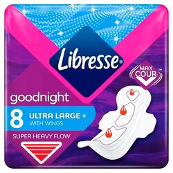 Прокладки гігієнічні Libresse Ultra Large+ Night 8 шт/пач.