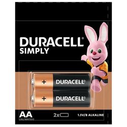 Набір батарейок алкалінові DURACELL LR06 MN1500 АА 2 шт/уп