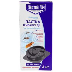 Набір пасток від тарганів, мурах Чистий Дім 3 шт/уп