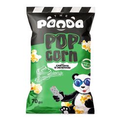 Попкорн в пакеті Panda Сметана із зеленню 70 г