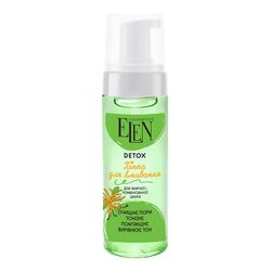 Пінка для вмивання для жирної та комбінованої шкіри Elen Cosmetics Detox 150 мл