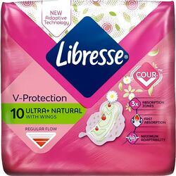 Прокладки гігієнічні Libresse Ultra Normal Aloe Vera & Camomile 10 шт/уп.