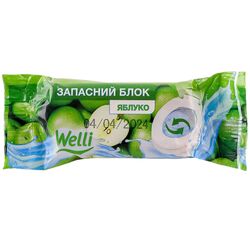 Засіб освіжаючий для унітазу Welli Яблуко запаска 40 г
