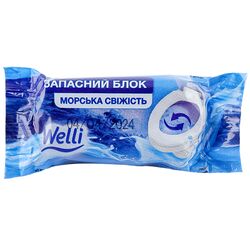 Засіб освіжаючий для унітазу WELLI Морська свіжість запаска 40 г