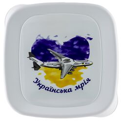 Контейнер квадратний Фаворит Літак 0,9 л