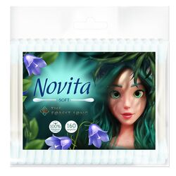 Палички ватнi Novita Soft Mavka 160 шт/уп