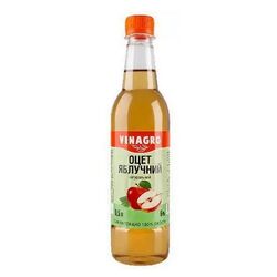 Оцет яблучний натуральний Vinagro 6% 0,5 л