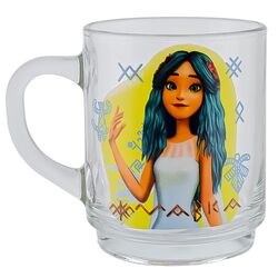 Чашка скляна Green tea деколь Мавка 250 мл