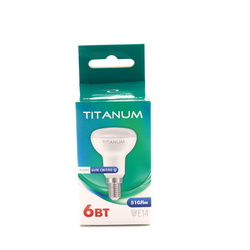 Лампа Titanum R50 6W E14 4100K 220V