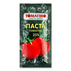 Паста томатна ТОМАТІНО 25% сашет 70 г