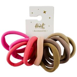 Набір резинок для волосся текстиль Lovit 10 шт