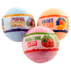Набір бомб для ванн Bath Sweets Колекція ароматів 300 г 3 шт/уп