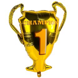 Кулька повітряна фольга Balun Кубок champion золота 66х83см