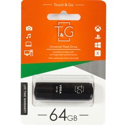 Накопичувач металевий корпус USB T&G Vega 64GB