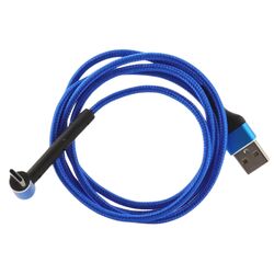 Кабель USB-Type-C кутовий нейлонове покриття