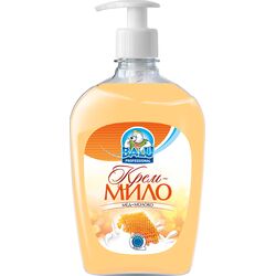 Крем-мило рідке BALU Professional Мед-Молоко з дозатором 500 мл