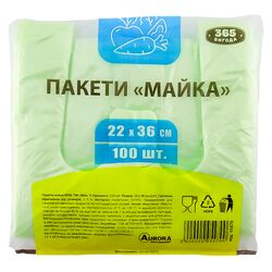 Пакети майка 365 вигода №36 100 шт/пак