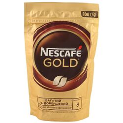 Кава розчинна сублімована NESCAFE Gold 100 г