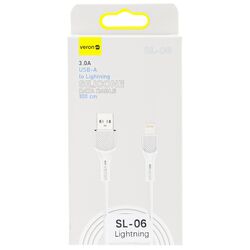 Кабель USB-Lightning Veron SL-06 Silicone білий