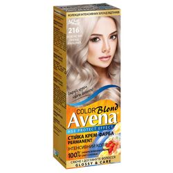 Крем-фарба для волосся стійка Avena Blond Color Попелястий блонд 216