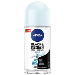 Антиперспірант жіночий NIVEA DEO Pure Чорне та біле кульковий 50 мл