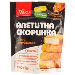 Сухарі панірувальні ДЕКО Апетитна скоринка 120 г