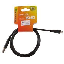 Кабель USB-Micro USB Grand-X PM-03BS чорний