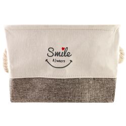 Кошик для зберігання речей текстильний прямокутний Smile 31х22х23 см