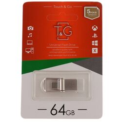 Флеш-карта USB-TYPE-C T&G металева 64 Гб