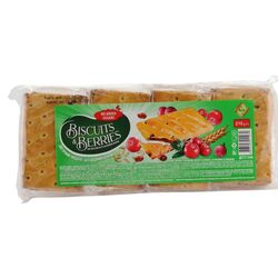 Печиво затяжне Житомирські ласощі Biscuits&Berries журавлина та родзинки 210 г