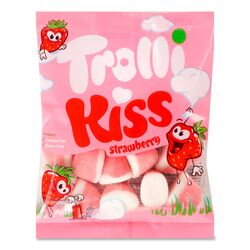 Мармелад жувальний зефірний Trolli Kiss Strawberry 100 г