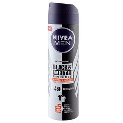 Антиперспірант чоловічий NIVEA DEO Ultimate Impact Чорне та біле спрей 150 мл