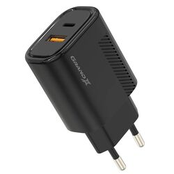 Адаптер швидкої зарядки мережевий Grand-X CH-880 USB+Type-C