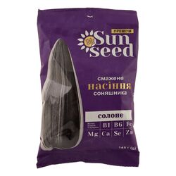 Насіння соняшника смажене SunSeed солоне 145 г