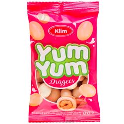 Драже глазуроване Klim YUM-YUM Арахіс у йогурті 80 г