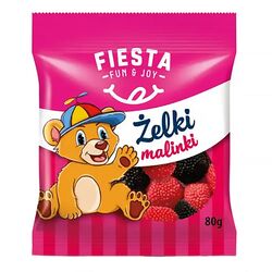 Цукерки желейні FIESTA Малинки 80 г