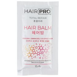 Бальзам для фарбованого волосся безсилікований Hair Pro Total Repair саше 15 мл
